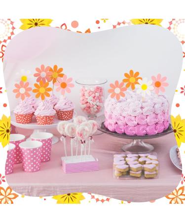 Singhoow 72 Pcs Daisy Cupcake Toppers Daisy Flower Cake Picks Toothpicks Pack Daisy Cake Topper Spring Daisy Party Decorations Chrysanthemum Party Decorations for Birthday Wedding (Multicolor) - Buy Online on GoSupps.com