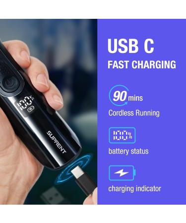 Suprent Electric Beard Trimmer for Men - 19 Adjustable Lengths Precision Cutter & Razor | Perfect Grooming Tool - Buy Online on GoSupps.com
