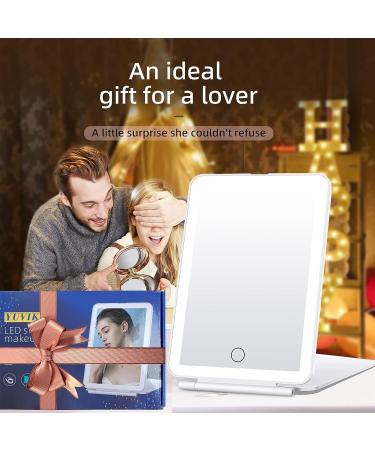 YUVIKE Travel Lighted Makeup Mirror - Portable Beauty Essential for Women - Buy Online on GoSupps.com