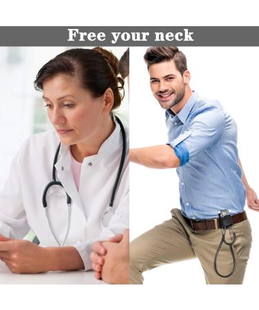Handmade Artificial Leather Stethoscope Holder with Clip - Protect Your Stethoscope and Carry with Ease - Buy Online on GoSupps.com
