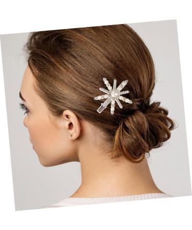 FRCOLOR Clips Pin Crystal for Hair Decorations Xmas Lady Flower Children Rhinestone Parties Snow Bridal Clear Wedding Shiny Rhinestones Silver Holiday Gorgeous Sparkly Party with - Buy Online on GoSupps.com