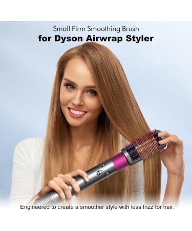 Buy Small Firm Straightening Brush for Dyson Airwrap Styler | Pink Hair Styling Comb Attachment - Optimize Your Hair Routine! - Buy Online on GoSupps.com