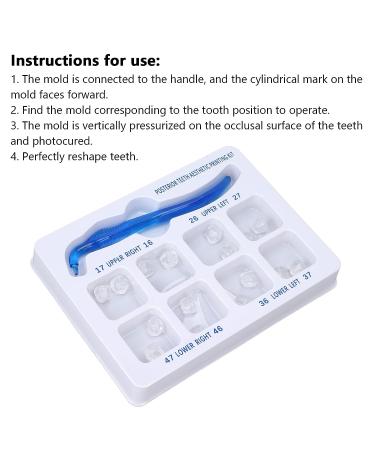 Posterior Teeth Aesthetic Printing Kit - 16 Molds - Dental Oral Care Orthodontic Filling Tool - Buy Online on GoSupps.com