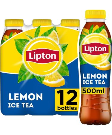 Lipton Lemon 500ml 12 pack & Lipton Peach 500ml 12 pack By shop4less - Buy Online on GoSupps.com