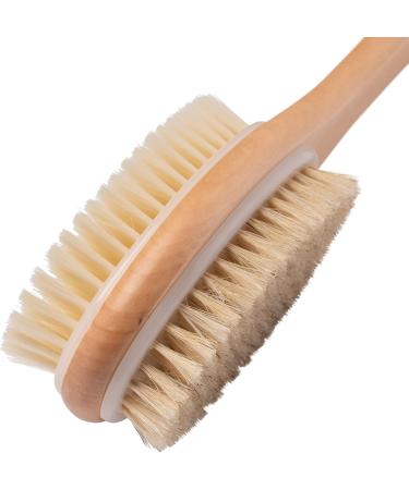 K-Pro Back Brush with Long Handle - Dual-Sided Soft & Hard Bristles for Ultimate Body Care | International Shipping - Buy Online on GoSupps.com