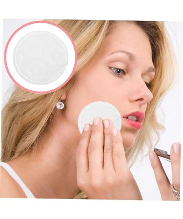 POPETPOP 1 Round Cotton Pad Cotton Makeup Remover Pads Exfoliating Disposable Cleaning Face Pads Cosmetic Cotton Pad Make up Remover Pads Cotton Pads Pure Cotton White Cleaning Wheel Care - Buy Online on GoSupps.com