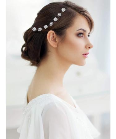 40 Pack Rhinestone Bridal Wedding Hair Pins - Elegant Hair Accessories for Women and Girls (Style B) - Buy Online on GoSupps.com