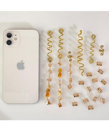 FRDTLUTHW Tassels Hair Jewelry for Braids - 21pcs Gold Hair Cuffs for Women and Girls - Buy Online on GoSupps.com