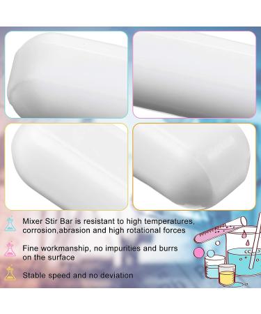 PTFE Magnetic Stir Bars for Laboratory Stirrers - White 30mm/1.18 Inch - Set of 8 - Buy Online on GoSupps.com