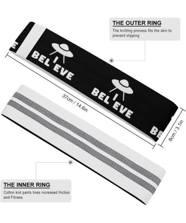 Believe U.F.O Yoga Workout Bands - Comfort Leg & Booty Resistance Straps for Physical Therapy - Buy Online on GoSupps.com