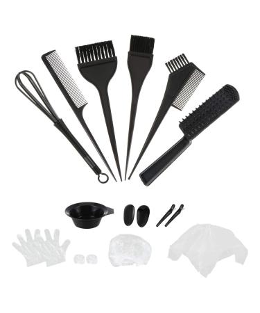 1 Set Diy Hair Coloring Oil Hair Tint Kits Hair Coloring Dyeing Kit Hair Color Mixing Kit Ear Cover Hair Coloring Cape Color Mixing Bowl Hair Dye Plastic Highlight Brush