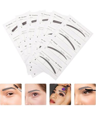 Sewroro Lot de 6 Pochoirs Sourcils Jetables pour Maquillage F minin Autocollants pour Sourcils de Fille Mod les Vari s pour Dessin Pr cis Usage Maison et Salon Outil Pratique pour - Buy Online on GoSupps.com