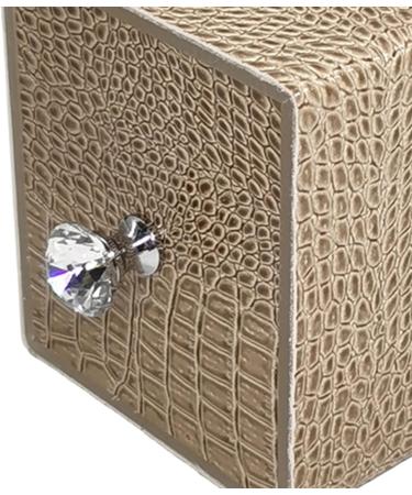 Fairnull Manicure Drill Organizer with Built-in LED for Nail Drills - Khaki - Premium Quality & International Shipping - Buy Online on GoSupps.com