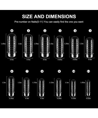 Tecanne Poly-Nail Extension Gel - Double Shaped Coffin & Ballerina Full Cover Tips | Transparent Polygel for Acrylic Nails - Buy Online on GoSupps.com