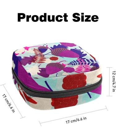 Women s Bands Storage Bag | Menstrual Cup Pocket | Travel Makeup Organizer | Leaf & Acorn Design - Buy Online on GoSupps.com