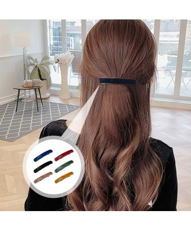 ZKHSeou 6-Piece Vintage French Hair Clips for Women - Automatic Classic Hair Accessories for Fine & Medium Hair - Buy Online on GoSupps.com