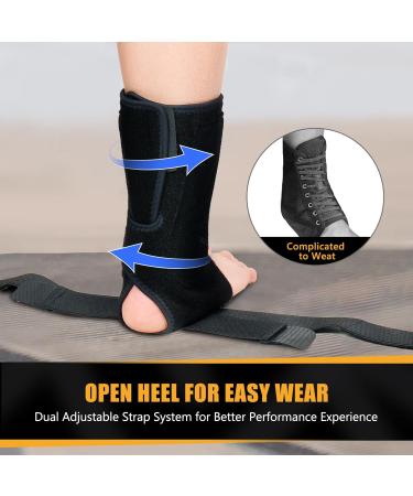 Ankle Brace for Sprains & Injuries - Lace-Up Support for Running Basketball & Volleyball - Recovery for Men & Women - Buy Online on GoSupps.com