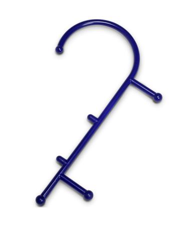 Supportiback Triggerpunkt Massage device-massage hooks & trigger rod for back massage neck massage & shoulder massage Self-massage Bigs Before improving mobility & blood circulation Marineblau