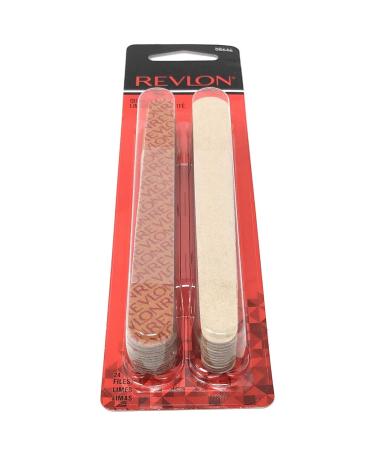 Revlon Compact Emery Boards Nail File - 24 Count Dual Sided for Shaping and Smoothing Finger/Toenails - Buy Online on GoSupps.com