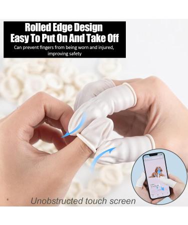 200 Antistatic Latex Fingerlings - Waterproof Disposable Finger Tips for Electronics & Medical Use - Buy Online on GoSupps.com
