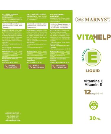  Marnys Marnys Vitamin and Liquid - Promotes protection against oxidants - 30 ml bottle with dropper - Suitable for vegans - 80 g - Buy Online on GoSupps.com