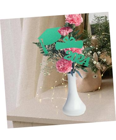 Lurrose 2023 Graduation Vase Picks 9pcs Party Decorations Desktop Paper Party Supplies Decorative Vase Decor - Buy Online on GoSupps.com