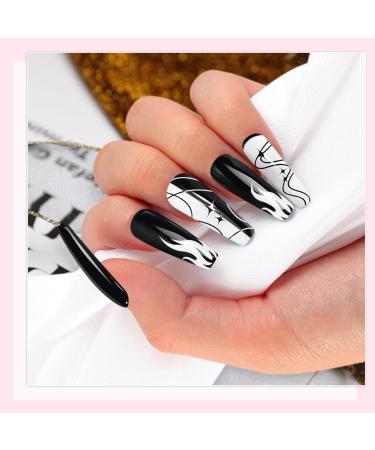 Yueshop Art Liner Gel Nail Polishes Set - 4x8ml Black Gold Silver White Collection - Drawing UV LED Gel Liner Polish Pen - Manicure Art Salon - Buy Online on GoSupps.com