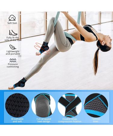 Milaiun Adjustable Ankle Bandage - Support for Weak Joints Arthritis & Sports - 1 Pair - Buy Online on GoSupps.com