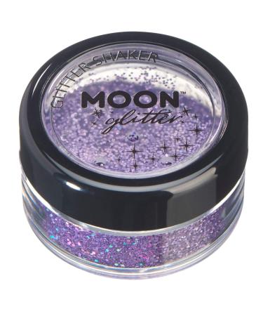Holographic Glitter Shakers by Moon Glitter - Purple - Cosmetic Festival Makeup Glitter for Face Body Nails Hair Lips - 5g - Buy Online on GoSupps.com
