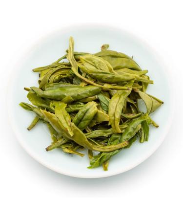 Oriarm 2023 Xihu Longjing Green Tea Loose Leaf 250g - Ecologically Grown Chinese Dragon Well Tea - Spring Dragonwell Tea Leaves in Resealable Bag - Buy Online on GoSupps.com
