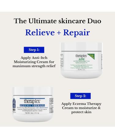 Theraplex AIM Anti-Itch Moisturizing Cream 2 oz - Relieves Itching Dermatitis Psoriasis & Rashes - Restores Skin Barrier - Buy Online on GoSupps.com