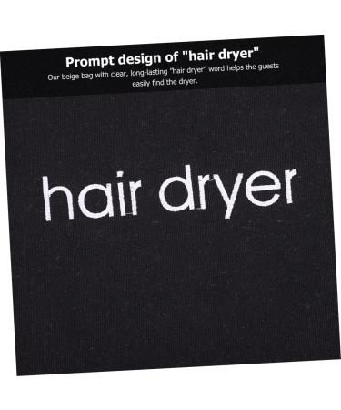 Didiseaon 2Pcs hair dryer storage bag traveling makeup bag curl hair dryer Hair Dryer Bag curls fitness set 33x30cm As Shown 1 - Buy Online on GoSupps.com
