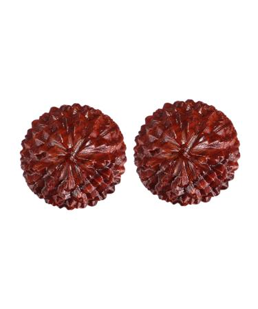 Lurrose toys 2st carving wood trade baoding stress balls Chinese relaxing baoding balls made of wood baoding balls chinese hand massage balls handheld rosewood laos