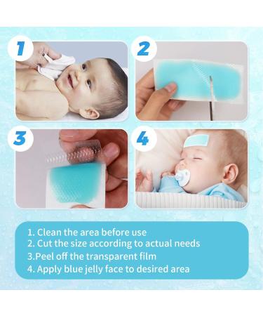 COSMAMA Cooling Patch 6 Packs for Fever, Migraine & Headache Relief - Skin-Friendly Cooling Patches to Soothe and Reduce Fever in Adults and Babies - Buy Online on GoSupps.com