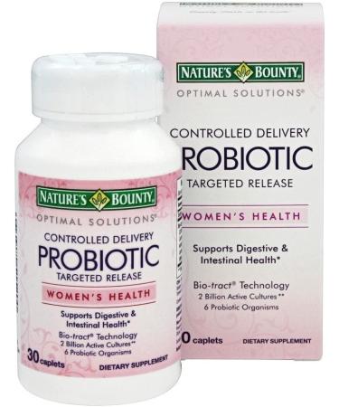 Nature's Bounty Women's Probiotic - Optimal Solutions for Health | 30 Caplets - Buy Online on GoSupps.com