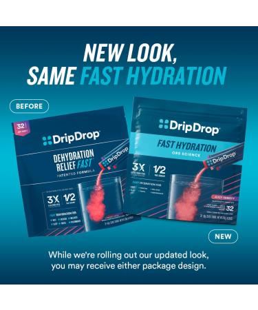 DripDrop Hydration - Electrolyte Powder Packets - Watermelon & Lemon Bundle - 64 Count - Buy Online on GoSupps.com