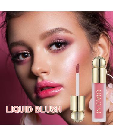 Liquid Blush Makeup - Soft Lightweight Cheek Tint Blendable Milk Blush | Sweatproof Waterproof Face Blush Long-Lasting Makeup Blush for Women Girl 5# - Buy Online on GoSupps.com