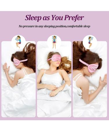 Buy 2 Packs of Ultra Light Sleep Masks - 100% Light Blocking Eye Masks for Travel Yoga & Naps - Comfortable & Soft Eye Cover for Men & Women - Buy Online on GoSupps.com