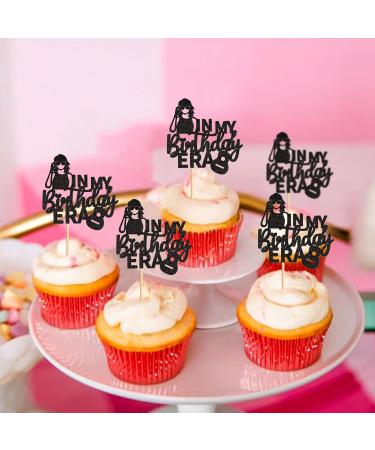 Keaziu 24PCS Music Singer Cupcake Toppers Popular Singer Cupcake Picks for Dance and I Love Singer Legend Since 1989 Theme Party Birthday Party Decoration Supplies for Boys and Girls Black Singer 24 Birthday Era 2 - Buy Online on GoSupps.com