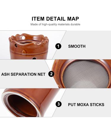 Partykindom Ceramic Moxibustion VAT | Moxibustion Massage Cup & Moxa Gel Holder - International Shipping Available - Buy Online on GoSupps.com