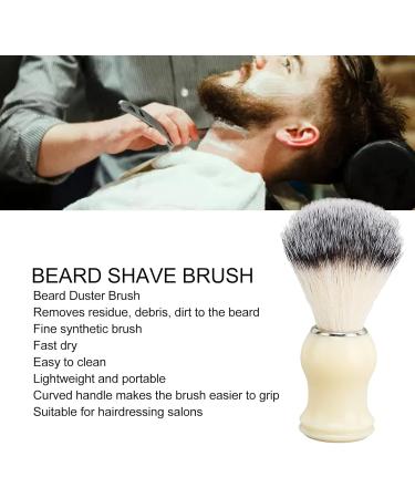 Premium Shaving & Hairdresser Dust Brush - Easy Clean Curved Handle Portable | Ideal for Home Salons - Buy Online on GoSupps.com