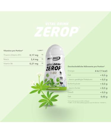 Best Body Nutrition Vital Drink Mix up 1:80 Waldmeister Flavor Drops 6 x 48 ml - Buy Online on GoSupps.com