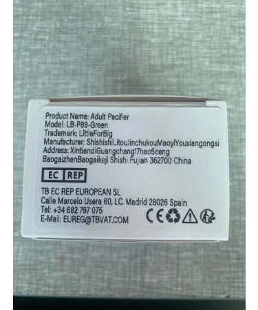 Shop LittleForBig Bigshield Generation-3 Single Adult Size Chupete - Green | International Shipping Available - Buy Online on GoSupps.com