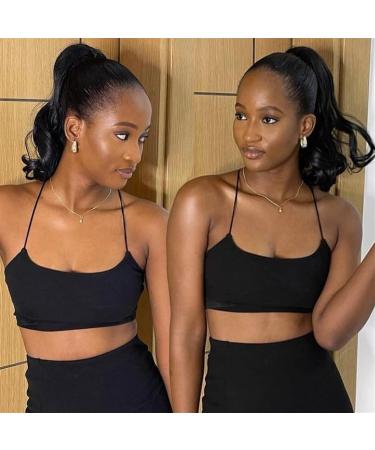 Ponytail Extensions 100/150g Clip In Pony Tail Natural Black 12-18" Brazilian Loose Wave Drawstring Ponytail Human Hair Extensions Wave Remy Human Hair for Women(Size:18inch 100g) 18inch 100g Loose Wave - Buy Online on GoSupps.com