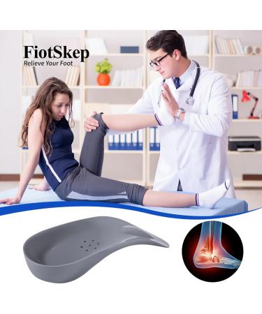3/4 Original High Arch Orthotics Insoles for Plantar Fasciitis & Flat Feet - Firm Support Comfort Metatarsal Pads - Relief for Heel Spur Pain - Men 9-11/Women 10-12 - Gray - Buy Online on GoSupps.com
