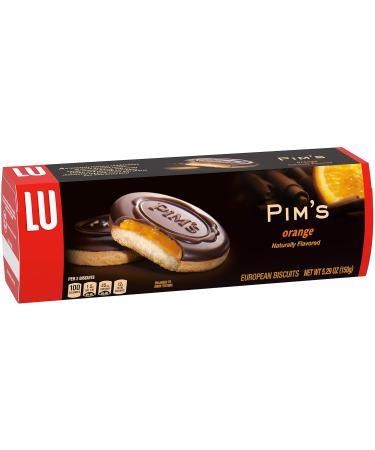 Lu Pims Orange European Biscuit Cookies - Delicious 5.29 oz Treats | International Shipping Available - Buy Online on GoSupps.com