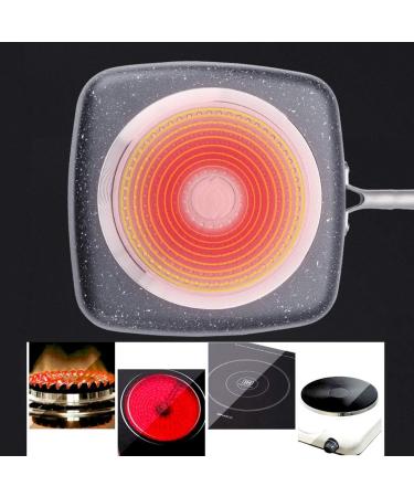 DameCo Saucepan Multi Function Nonstick Frying Pan Steaming Pot Frying Pan Steak Nonstick Metal Utensil Safe Frying Pan Saucepan Skillet Pan Frying Pan Interesting - Buy Online on GoSupps.com