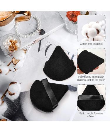 Flytianmy 2Pcs Triangle Powder Puffs for Body & Face Makeup - Black Beauty Tool - Buy Online on GoSupps.com