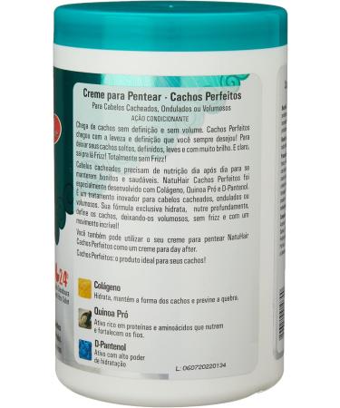 Perfect Locken Natu Hair - 1 kg Natu Hair Creme para Pentear Cachos Perfeitos NATU HAIR 1 kg - Buy Online on GoSupps.com