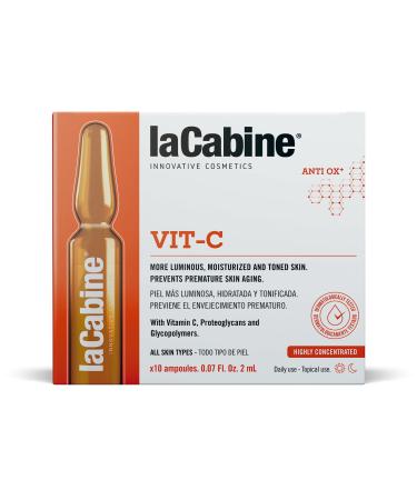laCabine Vit C Ampoule Serum that energizes and helps to restore skin s vibrancy with Vitamin C and Proteoglycans